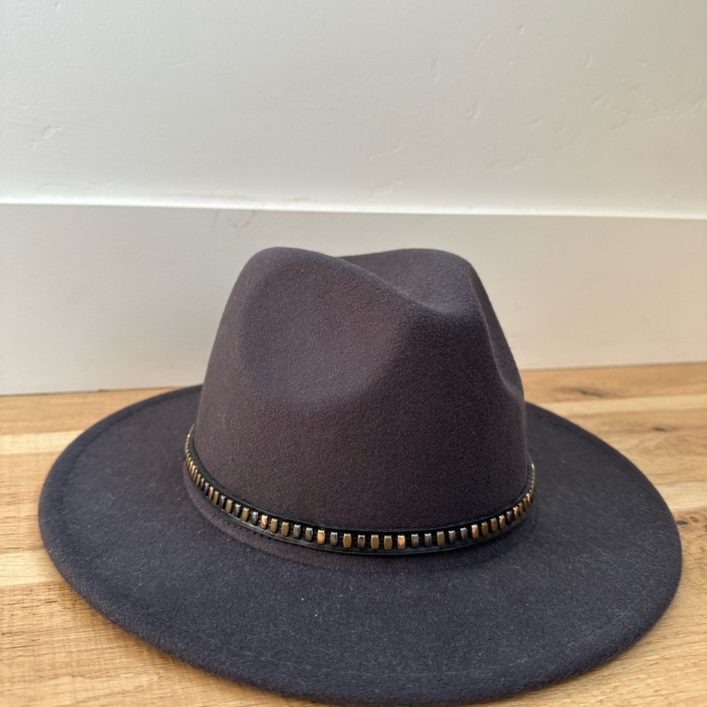 Stylish Gray Fedora Hat